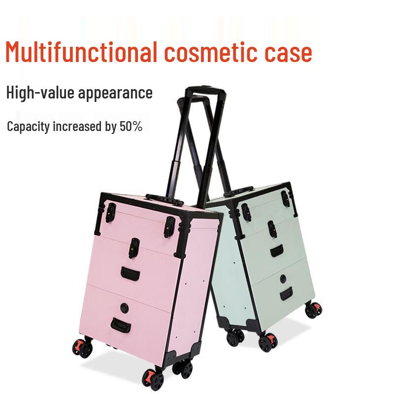 Professional Rolling Makeup & Beauty Tool Case