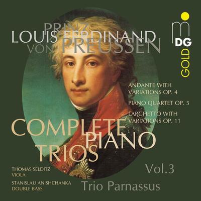 CD FERDINAND , TRIO PARNASSUS , SELDIT - Complete Piano Trios Vol.3  MCD30315492 MDG Gold 2009 Germany Classical Used