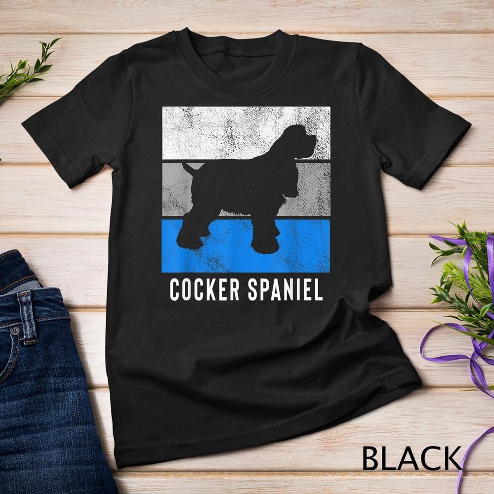 Cocker Spaniel Retro Unisex T-shirt