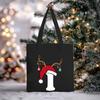 Christmas Letter Print Messenger Bag Student Casual Canvas Bag New