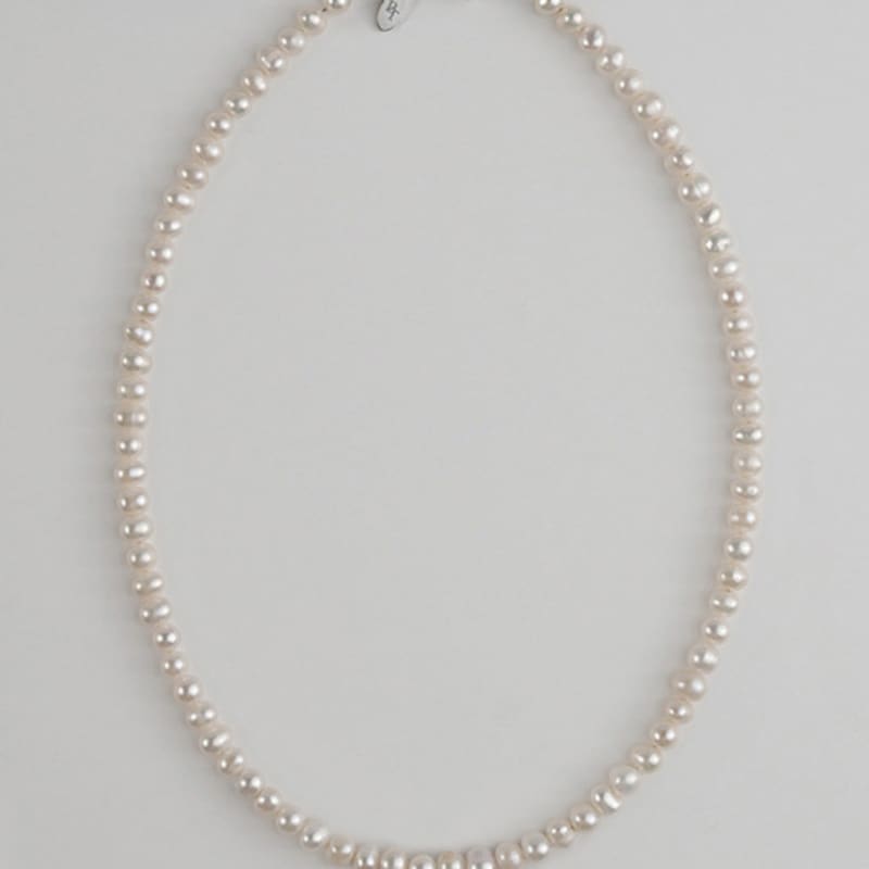 BICYCLE TROPHY BT Freshwater Pearl Necklace 03 (6mm / Fix Type)