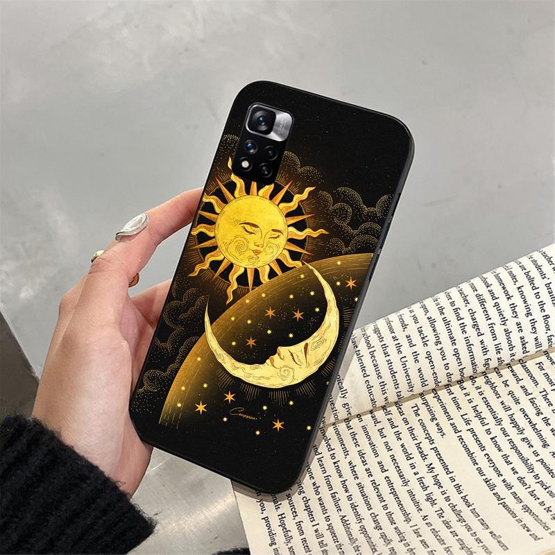 Moon And Sun Phone Case For Xiaomi Redmi Note 13 12 Pro 11S 11 10 Pro 10S 12S Redmi 10 9C 13C