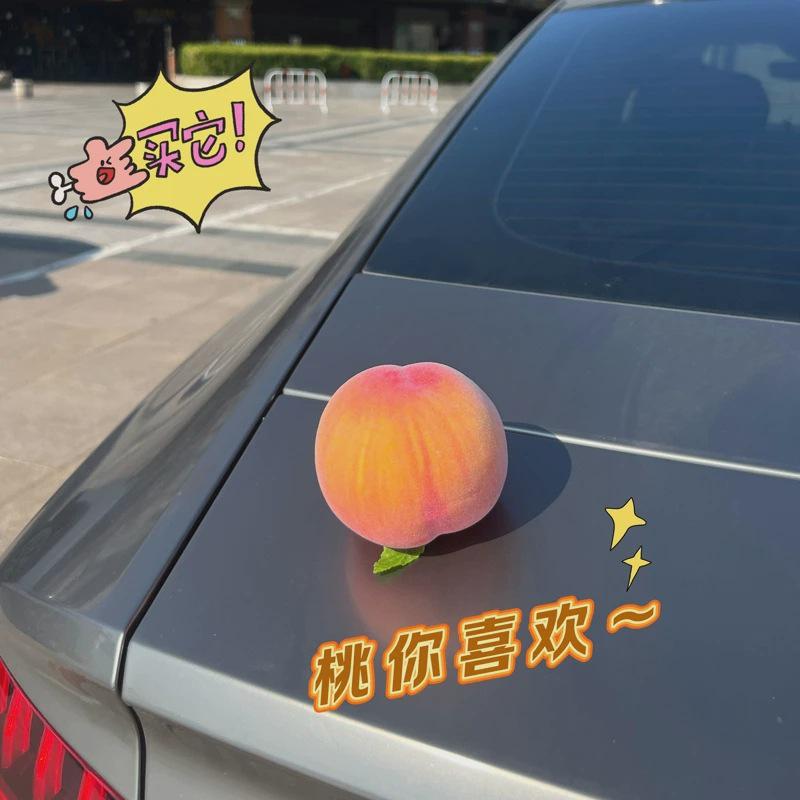 Apfel Frucht Auto Schmuck für Konsole - Elektrofahrzeug Innen-/Außendekoration Weihnachten