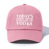 1pc VODKA Print Baseball Cap for AdultsMinimalist Retro Style Casual Soft Adjustable Dad HatPerfect As Gift