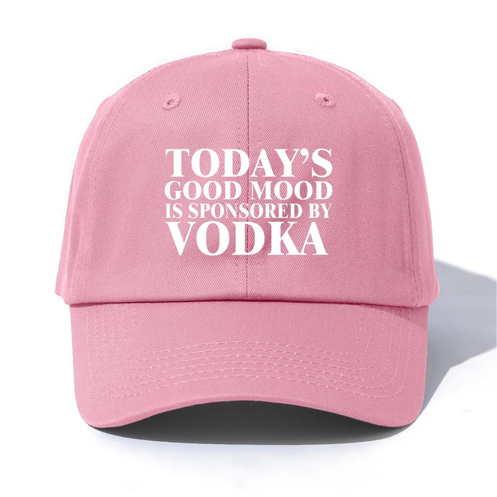 1pc VODKA Print Baseball Cap for AdultsMinimalist Retro Style Casual Soft Adjustable Dad HatPerfect As Gift