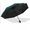 Philadelphia Eagles Automatic 8‑ribs Umbrella, Custom Name Text Personalized Folding Umbrella Rain Sun Gift