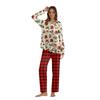 Christmas Prints Family Matching Long Sleeve Tops+Pants Set Family Matching Sets