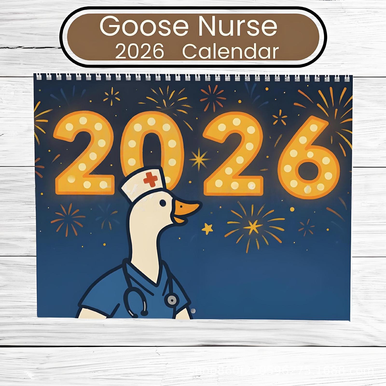 

Календарь - это интересный животный настенный календарь, подходящий для медсестер и любителей животных. One Size