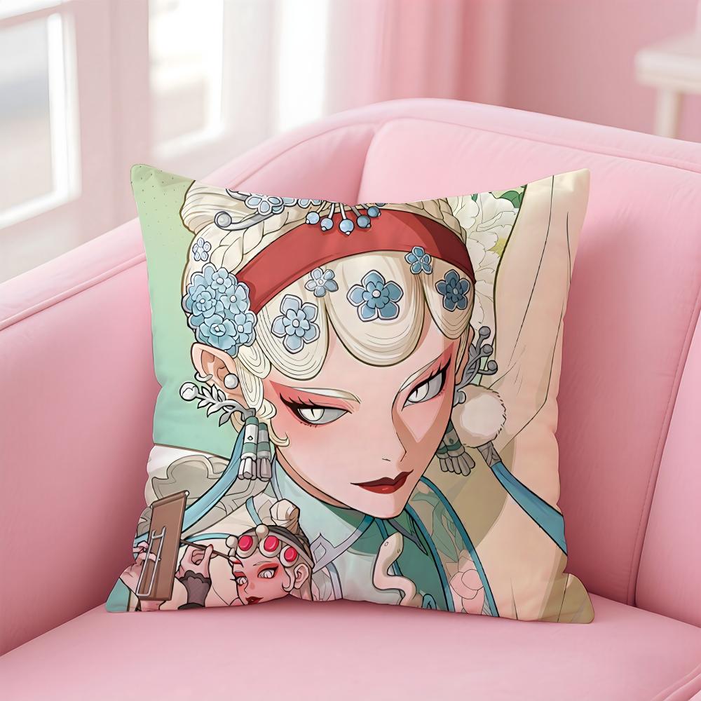 Game D-Dislyte Cushion Cover Home & Car Multi-Scene Pillow Cover - Reversible, Soft & Durable for Daily Use