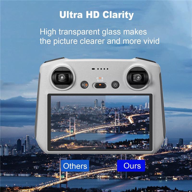 Película de Vidrio Templado HD para DJI Mini 4 Pro Con Pantalla Mando a Distancia para DJI Mini 3 /3 4 Pro RC 2/RC Accesorios