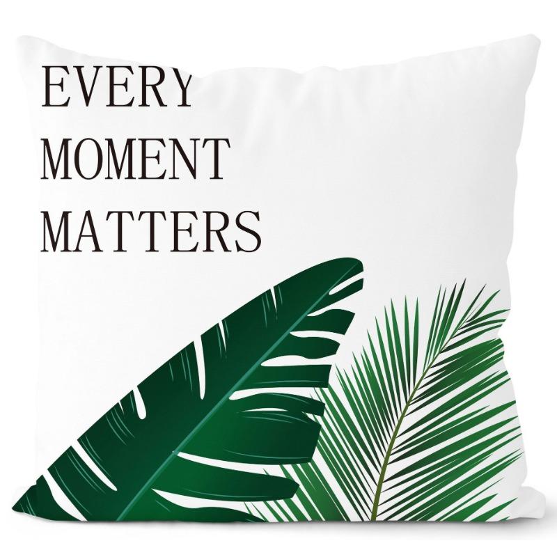 New Tropical Plant Pillowcase Home Sofa Pillowcase