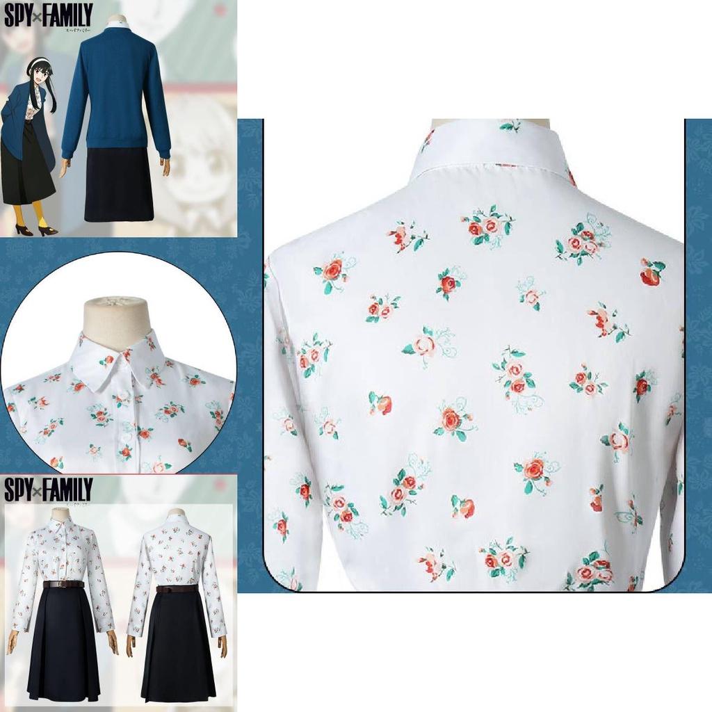 One-piece Spy×family Yor Forger Women Costume Polyester Dress Set For Fancy Occasions