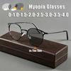 Retro Cat-Ear Photochromic Myopia Glasses Women's Luxury Brand Designer Metal Frames UV Protection Minus Diopter Eyewear