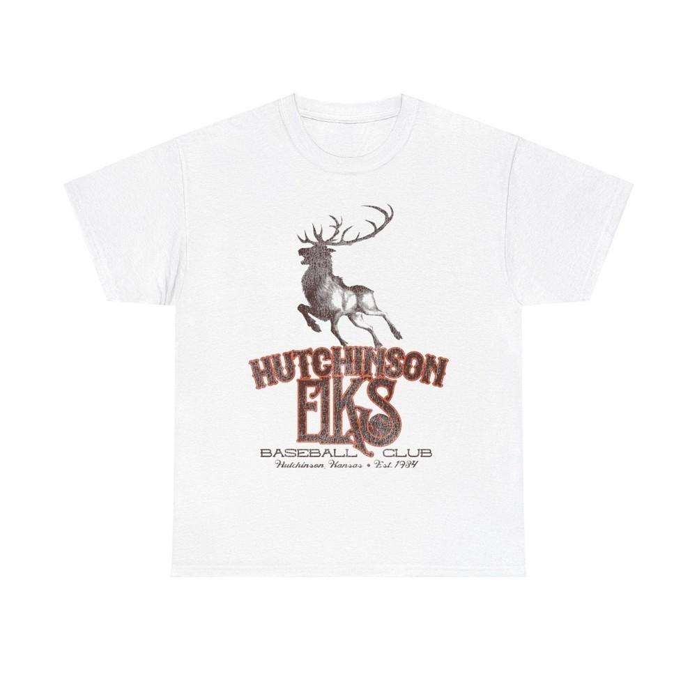 

Hutchinson Elks Est 1934 Kansas Baseball T-shirt M