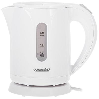 Elektrisk Kedel 0,8 L Trådløs, BPA-fri, Med Automatisk Slukning, Filter Mesko MS1376 1600W Hvid