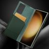 QIALINO Genuine Leather Smart Case for Samsung Galaxy S24 Ultra Light Phone Cover with Smart View Case for S24 Ultra