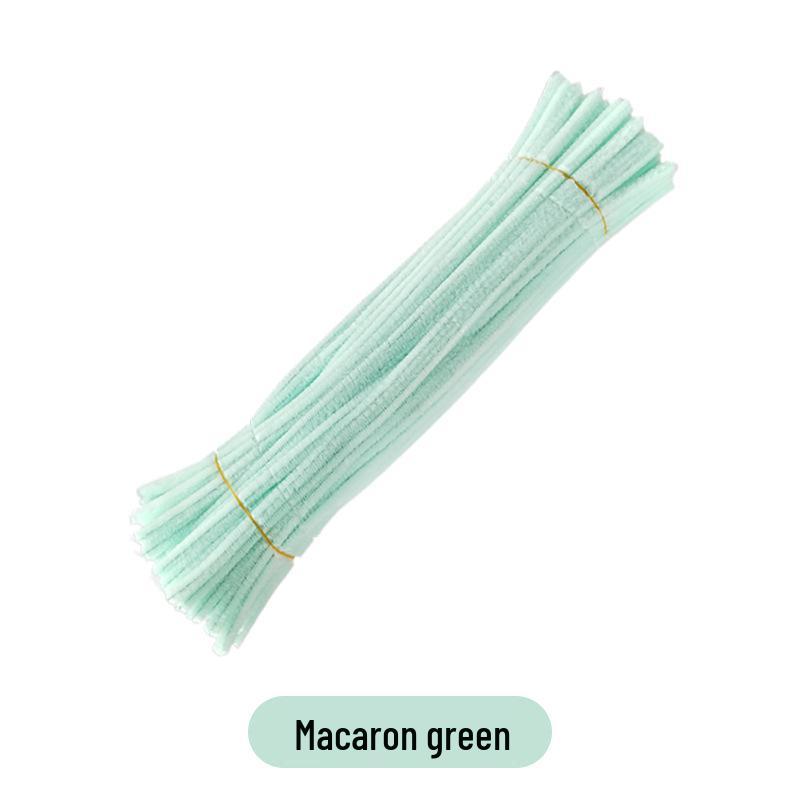 Buntes Chenilledraht DIY-Set: Verschlüsselte, veränderbare Pfeifenreiniger für pädagogische Kinderprojekte