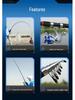 Wolf King Ultra-Hard Carbon Long-Distance Sea Fishing Rod Set