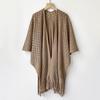 Summer Versatile Ethnic Style White Shawl With Hollowed-Out Knitted Cheongsam Shawl Women'S Air-Conditioning Shawl Fringed Cardigan