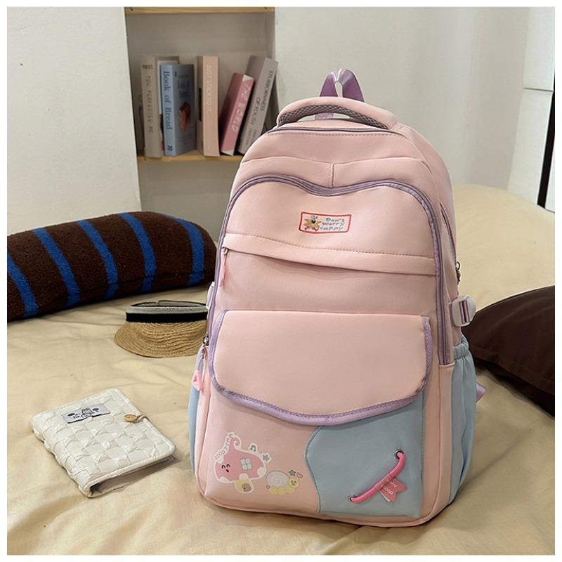 The New Schoolbag Is High-value, Fresh and Sweet, Candy-colored Backpack, Lightweight and Large-capacity Backpack for Junior High School Students.