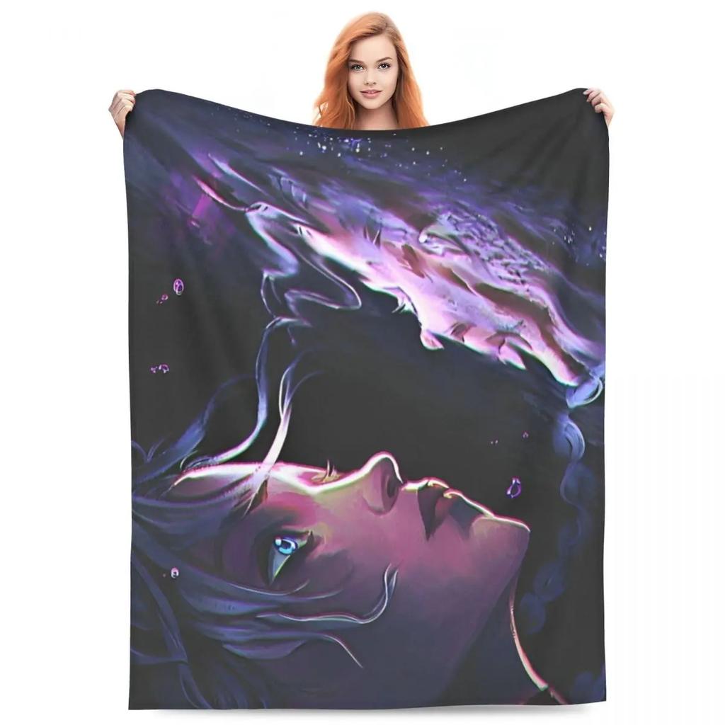 Caitvi Arcane Blankets Action Adventure Wool Awesome Warm Throw Blankets for Chair Covering Sofa Decoration