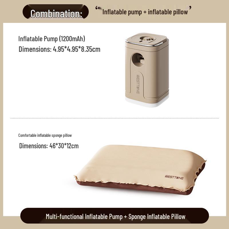 Multi-Functional Portable Electric Inflatable Pump for Camping Gear