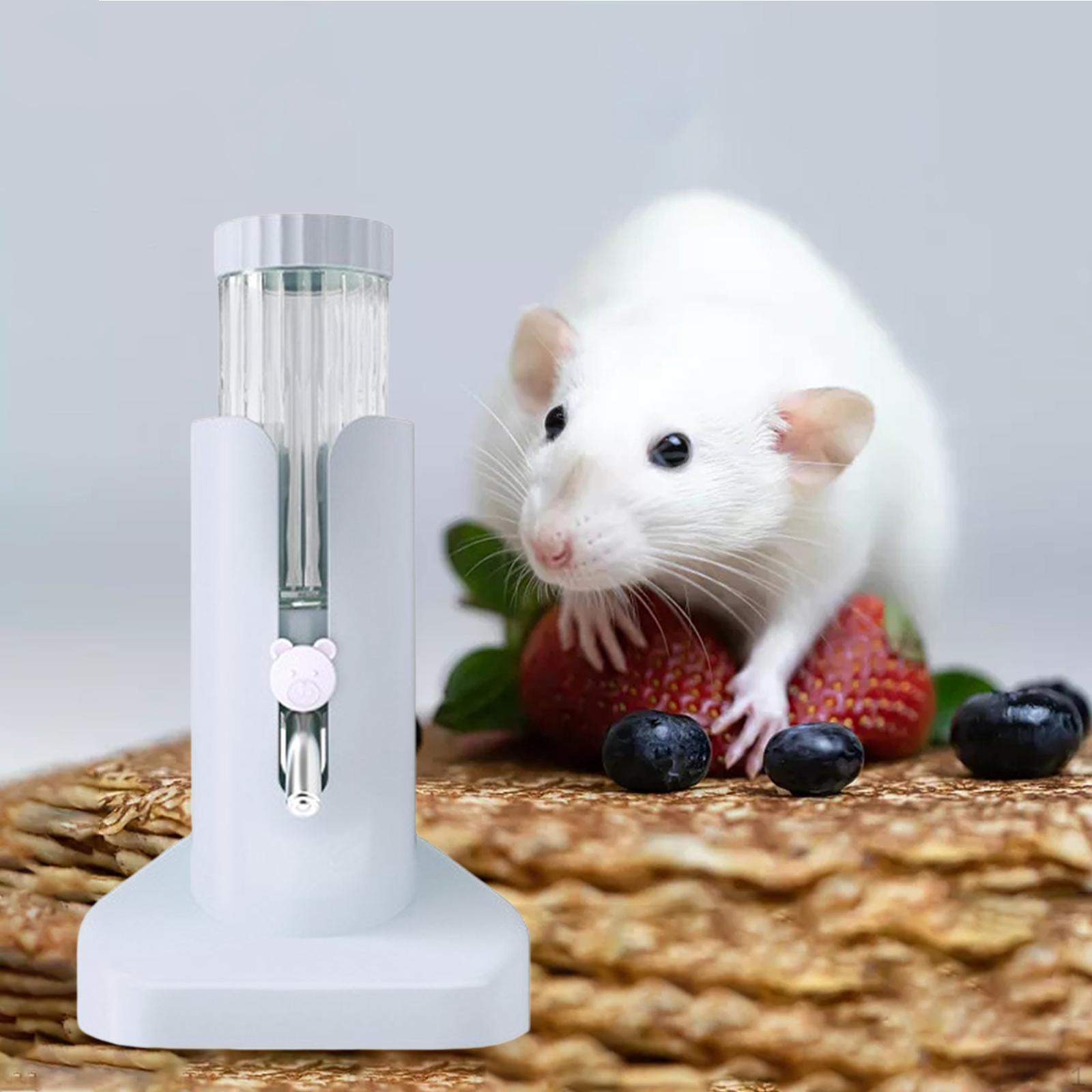 

Диспенсер для клеток, автоматическая поилка для домашних животных, герметичное гигиеническое украшение, пылезащитный кролик белый