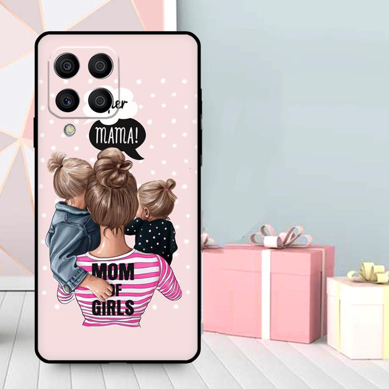 Baby Mama MUTTER Mädchen Königin Hülle Für Samsung Galaxy M35 M56 M12 M06 M32 M52 M55 M15 M11 M13 M14 M16 M36 M31 M53 M34 M54