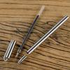 Stainless Steel Bamboo Style Ballpoint Pen – Metal Business Gift & Student Stationery