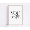Trendy Minimalist Daily Affirmation Poster Printable Inspirational Wall Art Office Decor Self Love Catchphrases Canvas Painting