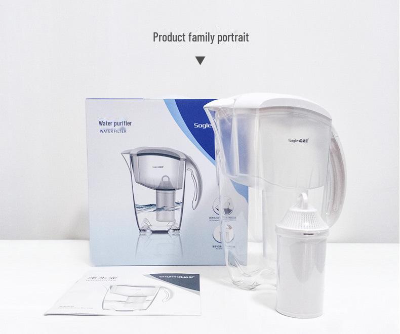 Sugren Household Water Purifier Kettle with Activated Carbon Filter for Direct Drinking