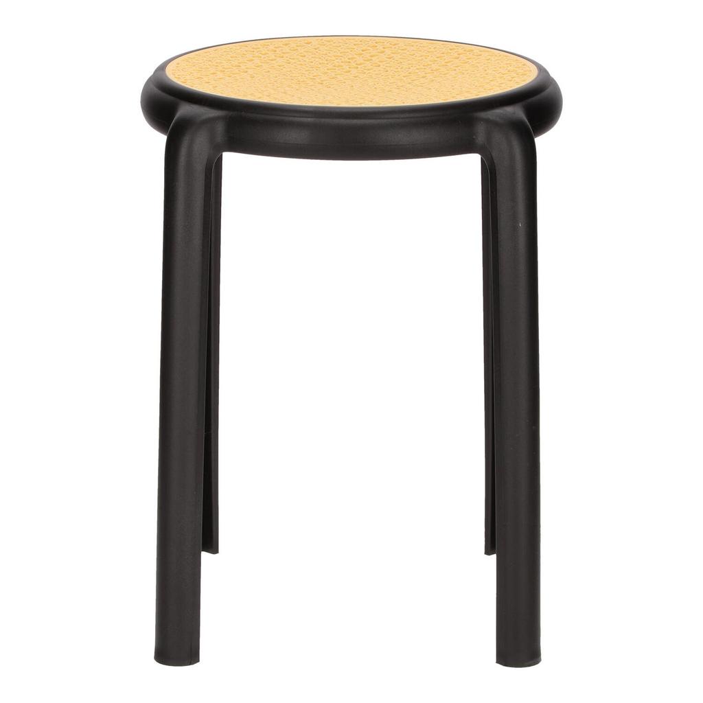 Zula Stool Beige/Black Made Of Polypropylene Braid