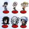 For Naruto Uchiha Sasuke Hatake Kakashi Acrylic Self Made Cartoon Anime Game Desktop Decoration Toy Fans Gift 15cm