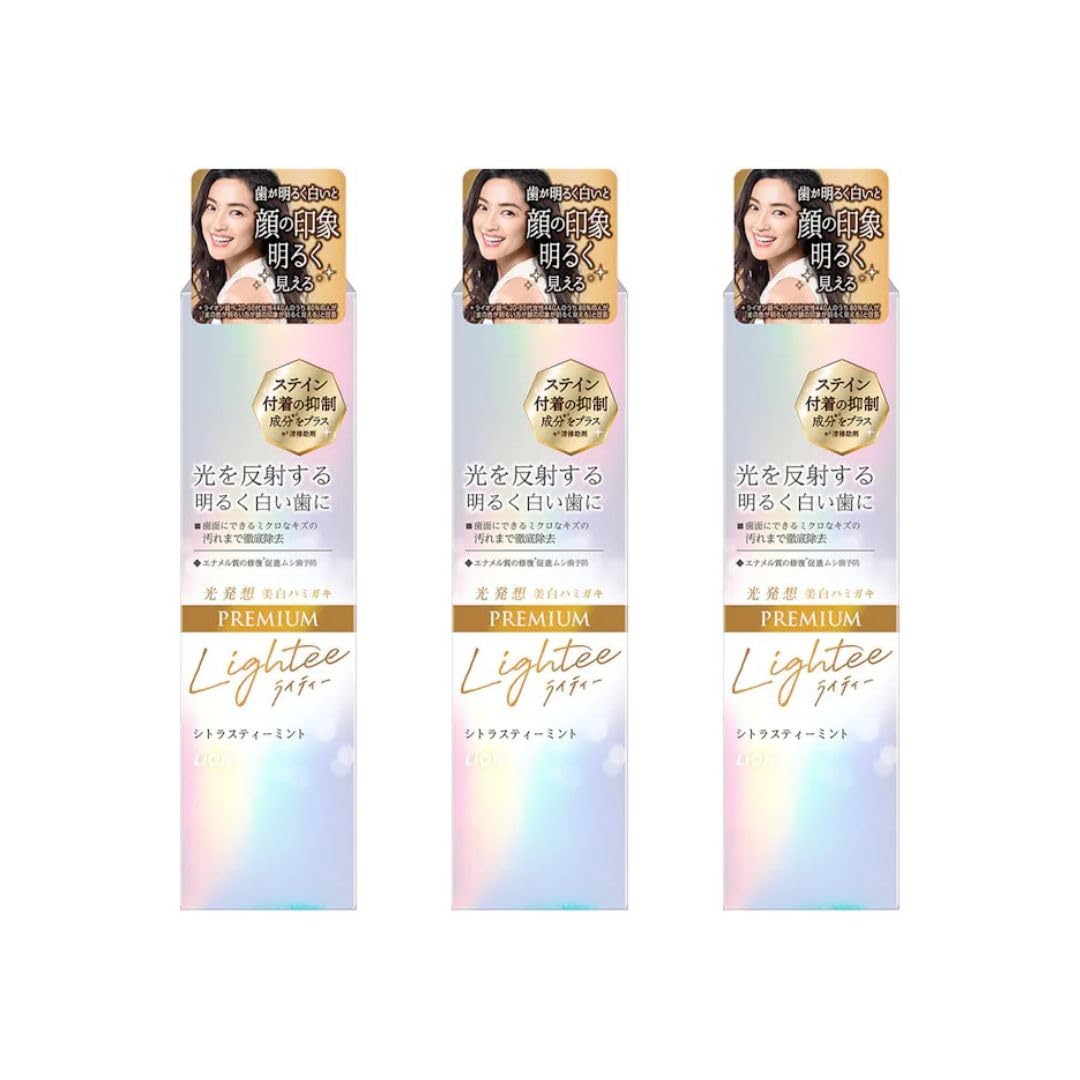 

(Set of 3) Lightee Toothpaste Premium Citrus Tea Mint 100g