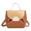 New Fashion Contrasting Colors Retro Texture Mini Commuter Street Portable Design Simple and Versatile Daily Compact