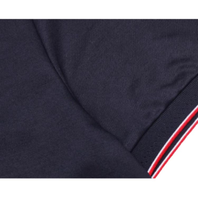 FILA Heritage Series Solid Color Breathable Casual Knit Polo Shirt Women tops Legendary-Blue F11W421106F-NV