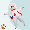 Opblaasbaar Astronautenpak Halloween Creatief Optreden Prop Ruimtepak voor Volwassenen Kinderen