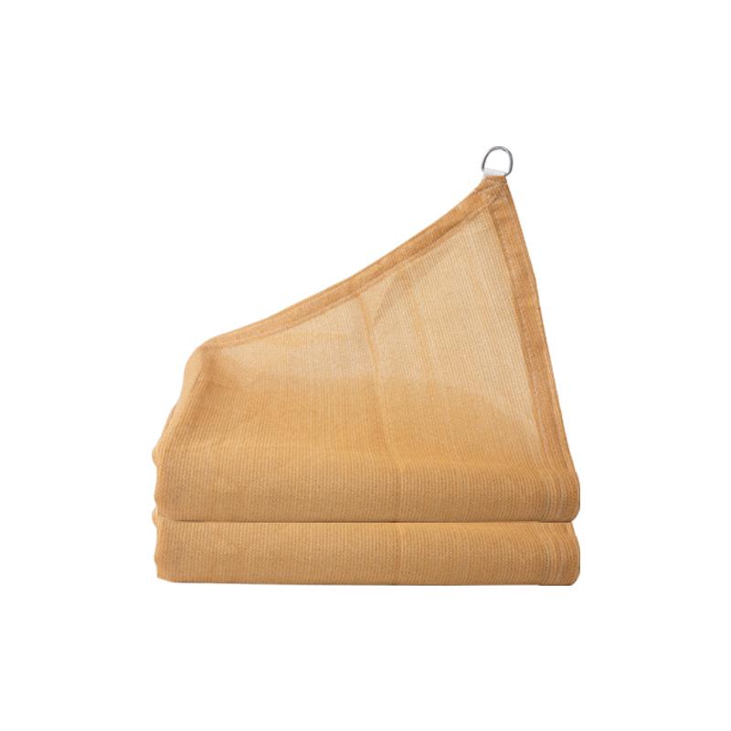 Beige High-Density Outdoor Sunshade Sail - Thickened, Encrypted, UV Protection