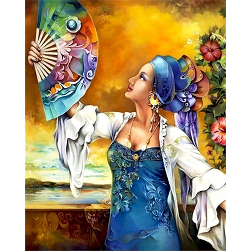 5D DIY Diamond Painting Women Kits Cross Stitch Diamond Embroidery Rhinestone Art Home Decoration Adults Picture Kits