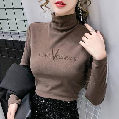 Winter Warme Dames Coltrui Pullovers Dikke Onderlaag Shirt voor Dames Warme Blouse