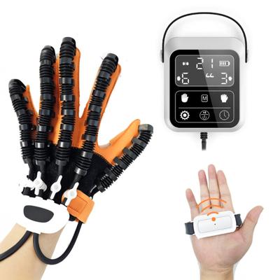 Smart Rehabilitation Robot Glove for Stroke And Hemiplegia 5-Finger Hand Therapy Trainer with LED Display Mirror Training Stroke Glove for Elderly