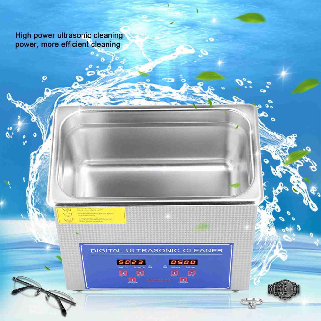 Digital Ultrasonic Cleaner 2L with Heater Stainless Steel Digital Washer