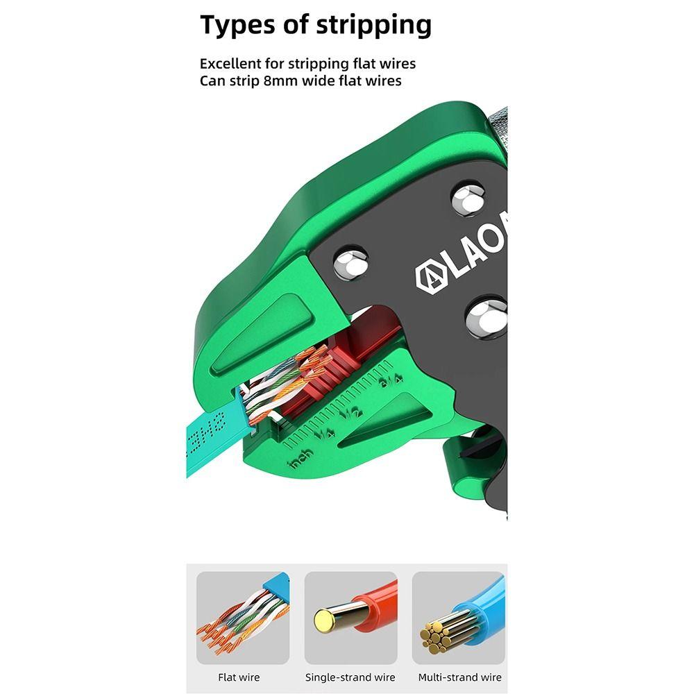 1Pcs LA322024 Electrician Pliers Flat Wire Duckbill Stripping Tool New Cable Cutting Nippers