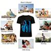 Cool Astronaut Thumbs Up Graphic Casual Short Sleeve T-Shirt Pure Cotton T-shirt