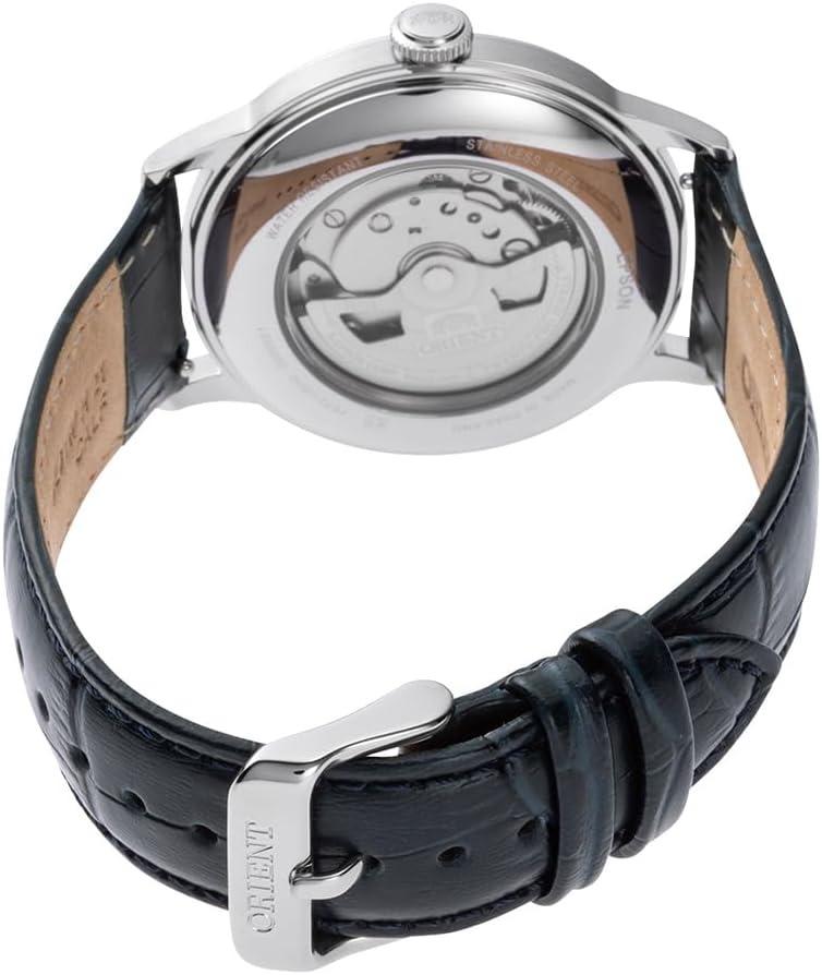 ORIENT Bambino Navy Blue Sunray Dial Automatic Watch JDM Model RN-AC0024L