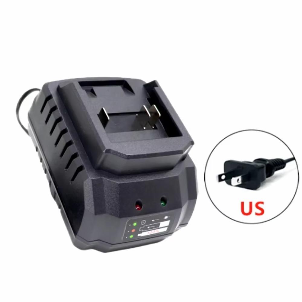 1Pcs Portable Battery Charger US/EU plug Power Tool Li-ion Charging Adapter Replacement Parts 18V 21V