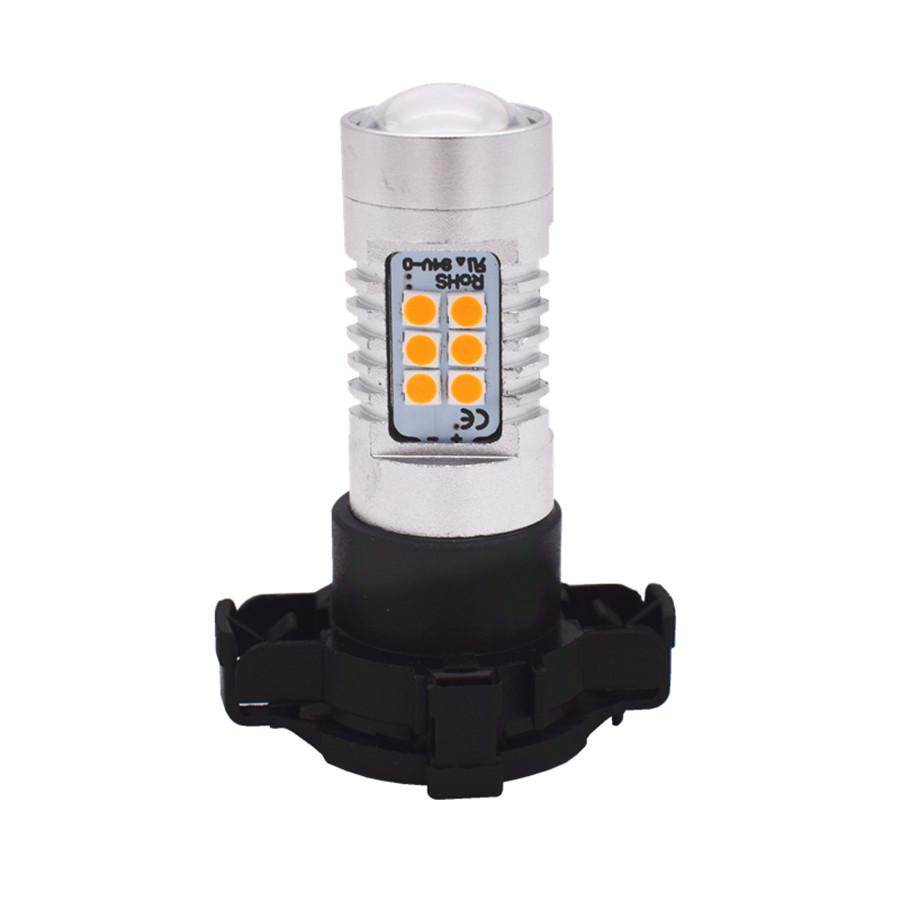 

PY24W Amber Yellow Error Free 21SMD LED Bulbs For BMW Front Turn Signal Lights