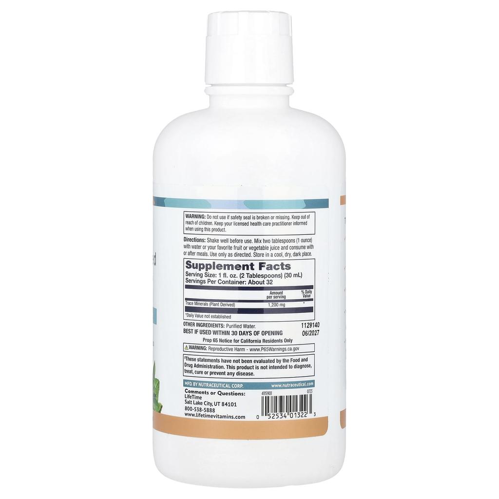 Nutritech, Trc Minerals® 75, Liquid Concentrate, 946 Ml (32 Fl Oz)