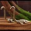 Nessies Decors Figurines Metal Sea Animal Statues Decorative Ornament for Living Room,Bookshelf,Side Table Decorations