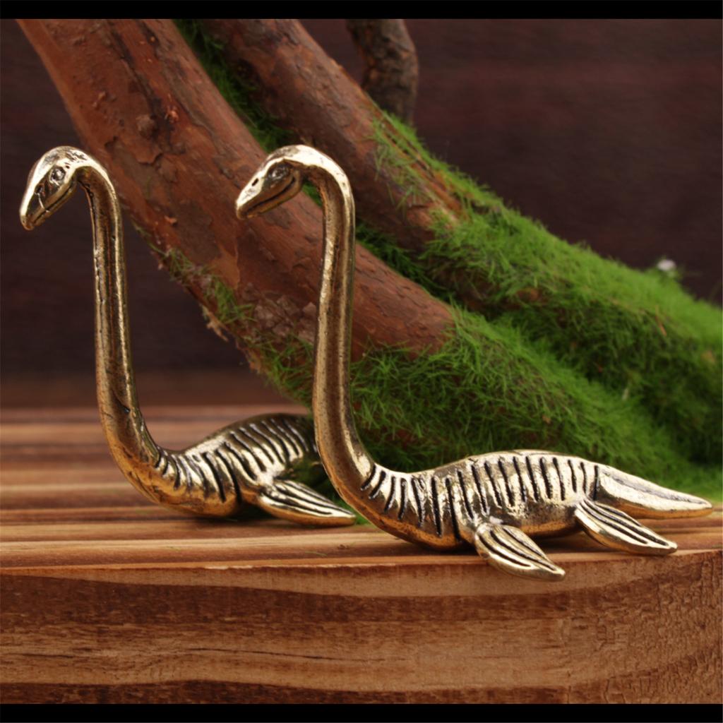 Nessies Decors Figurines Metal Sea Animal Statues Decorative Ornament for Living Room,Bookshelf,Side Table Decorations